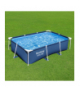 Basen ogrodowy, stelażowy, rodzinny 259x170x61cm, mocny, PVC, Bestway 56403 19124