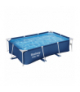 Basen ogrodowy, stelażowy, rodzinny 259x170x61cm, mocny, PVC, Bestway 56403 19124