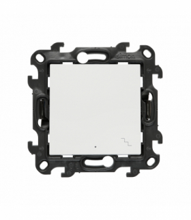 Łącznik schodowy z podświetleniem LED, biały Simon 24 NW6L.01/11