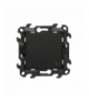 Łącznik schodowy z podświetleniem LED, czarny mat Simon 24 NW6L.01/49