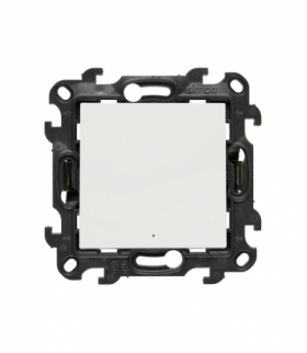 Łącznik schodowy bez piktogramu z podświetleniem LED, biały Simon 24 NW6L.01/X/11