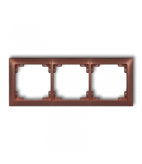 DECO Ramka uniwersalna potrójna z tworzywa DECO Soft Karlik 9DRSO-3