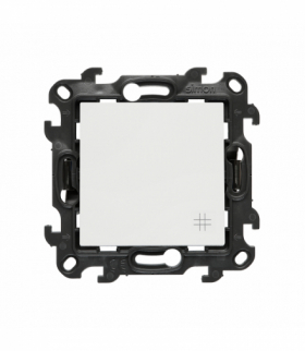 Łącznik krzyżowy z podświetleniem LED, biały Simon 24 NW7L.01/11