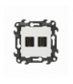Gniazdo HDMI 2.1 podwójne, biały, Simon 24 NGHDMI221.01/11