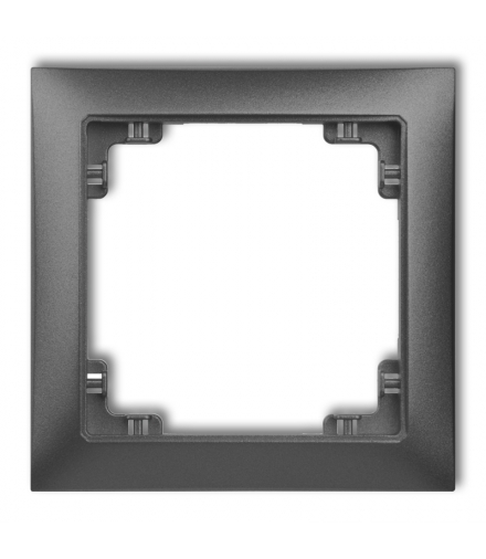 DECO Ramka uniwersalna pojedyncza z tworzywa DECO Soft Karlik 11DRSO-1
