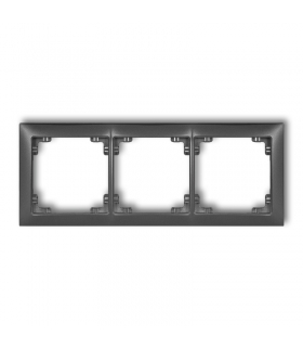 DECO Ramka uniwersalna potrójna z tworzywa DECO Soft Karlik 11DRSO-3