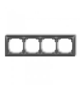 DECO Ramka uniwersalna poczwórna z tworzywa DECO Soft Karlik 11DRSO-4