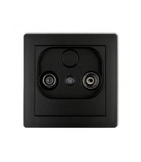 DECO Mechanizm gniazda abonenckiego RTV przelotowego 12dB Karlik 12DG12P