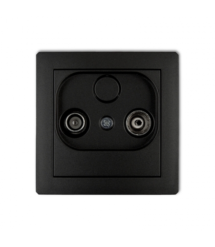 DECO Mechanizm gniazda abonenckiego RTV przelotowego 12dB Karlik 12DG12P
