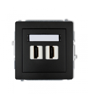 DECO Mechanizm gniazda podwójnego HDMI Karlik 12DHDMI-2