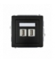 DECO Mechanizm gniazda podwójnego 2xUSB A-A 2.0 Karlik 12DGUSB-2