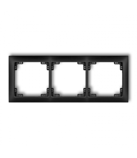 DECO Ramka uniwersalna potrójna z tworzywa DECO Soft Karlik 12DRSO-3