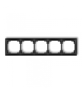 DECO Ramka uniwersalna pięciokrotna z tworzywa DECO Soft Karlik 12DRSO-5