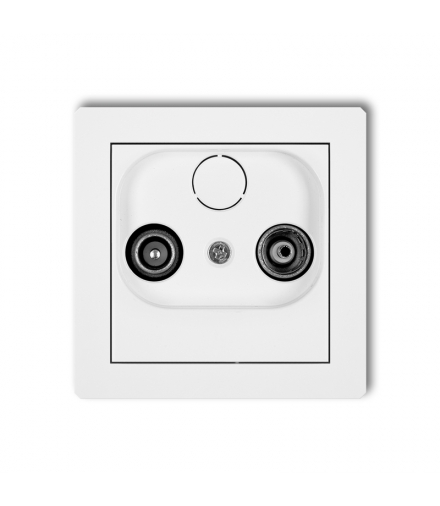 DECO Mechanizm gniazda abonenckiego RTV końcowego 2dB Karlik 25DG2K