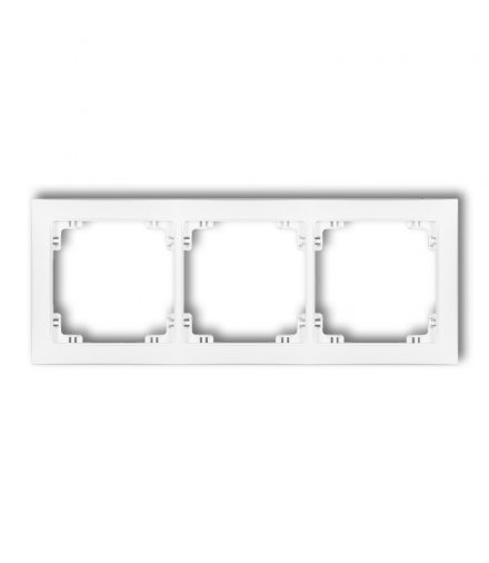 DECO Ramka uniwersalna potrójna z tworzywa DECO Soft Karlik 25DRSO-3