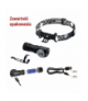 Latarka czołowa LED, 500lm, ładowalna Li-Ion 800mAh3.7V EMOS P3544