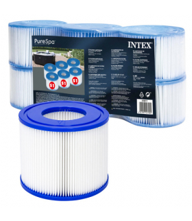 6x Filtr do pompy jacuzzi PureSpa INTEX 29011 19136