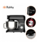 Robot kuchenny planetarny z blenderem 2200W, 3D Planetary Mixing System, multifunkcyjny, regulacja obrotów 6-stopniowa + PULSE, stalowa misa misa 6.2L + blender szklany 1.5L, maszynka do mięsa, Ruhhy 19134