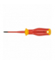 Wkrętak płasko-krzyżowy, PH1/SL5 80 mm, 1000V, SLIM, S2