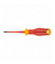 Wkrętak płasko-krzyżowy, PZ1/SL5 80 mm, 1000V, SLIM, S2