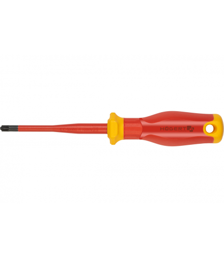 Wkrętak płasko-krzyżowy, PZ2/SL6 100 mm, 1000V, SLIM, S2