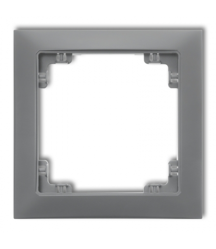 DECO Ramka uniwersalna pojedyncza z tworzywa DECO Soft Karlik 27DRSO-1