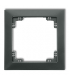 DECO Ramka uniwersalna pojedyncza z tworzywa DECO Soft Karlik 28DRSO-1