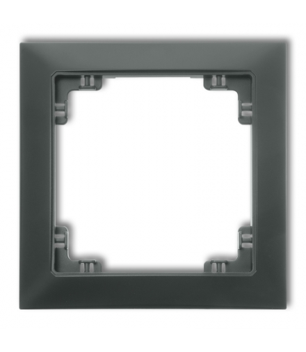 DECO Ramka uniwersalna pojedyncza z tworzywa DECO Soft Karlik 28DRSO-1