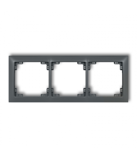DECO Ramka uniwersalna potrójna z tworzywa DECO Soft Karlik 28DRSO-3