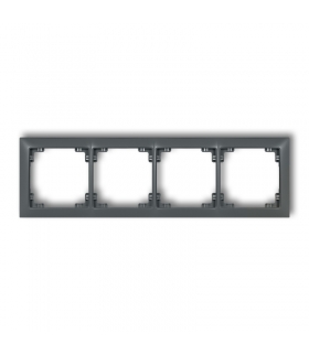 DECO Ramka uniwersalna poczwórna z tworzywa DECO Soft Karlik 28DRSO-4