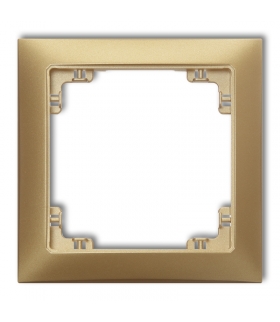 DECO Ramka uniwersalna pojedyncza z tworzywa DECO Soft Karlik 29DRSO-1