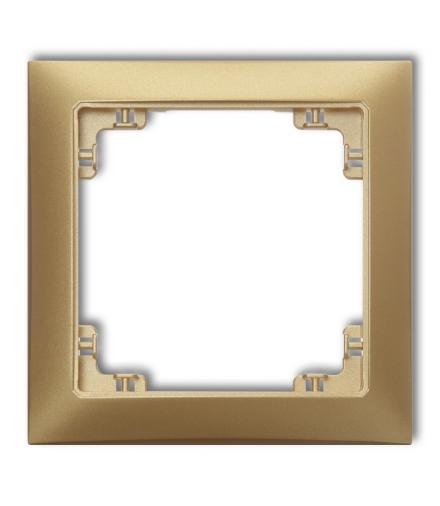 DECO Ramka uniwersalna pojedyncza z tworzywa DECO Soft Karlik 29DRSO-1