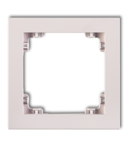 DECO Ramka uniwersalna pojedyncza z tworzywa DECO Pastel Matt Karlik 40DR-1