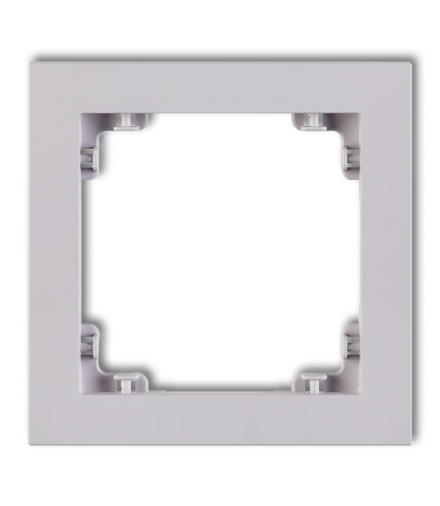 DECO Ramka uniwersalna pojedyncza z tworzywa DECO Pastel Matt Karlik 41DR-1