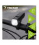Zestaw lampka rowerowa USB LED przód 1000lm + tylna lampa rowerowa, 5 trybów pracy, akumulator 4800mAh, funkcja power bank, Trizand 19141
