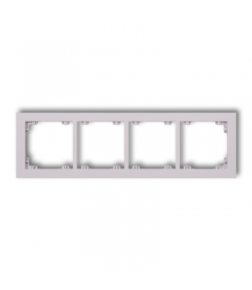 DECO Ramka uniwersalna podczwórna z tworzywa DECO Pastel Matt Karlik 41DR-4