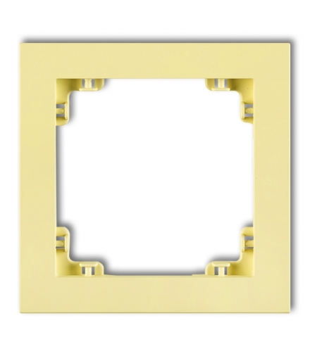 DECO Ramka uniwersalna pojedyncza z tworzywa DECO Pastel Matt Karlik 43DR-1