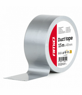 Taśma techniczna Duct Tape, naprawcza, 15m x 48mm x 0.19mm, szara AMiO 04851