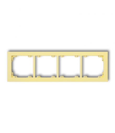 DECO Ramka uniwersalna podczwórna z tworzywa DECO Pastel Matt Karlik 43DR-4