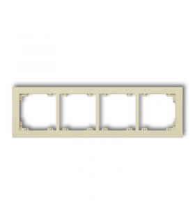 DECO Ramka uniwersalna podczwórna z tworzywa DECO Pastel Matt Karlik 44DR-4