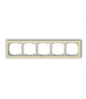 DECO Ramka uniwersalna pięciokrotna z tworzywa DECO Pastel Matt Karlik 44DR-5
