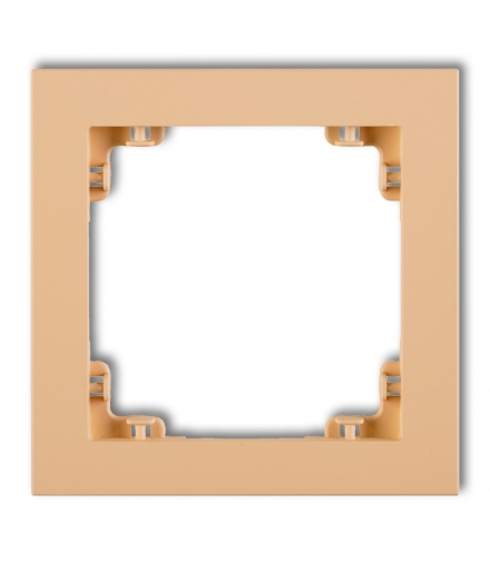 DECO Ramka uniwersalna pojedyncza z tworzywa DECO Pastel Matt Karlik 45DR-1