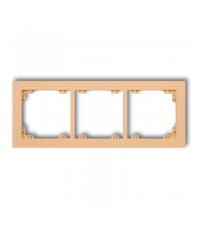 DECO Ramka uniwersalna potrójna z tworzywa DECO Pastel Matt Karlik 45DR-3