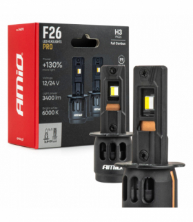 Żarówki samochodowe LED F26 PRO LumiTec LIMITED +130% DUO FULL CANBUS H3 12V 24V AMiO 04870