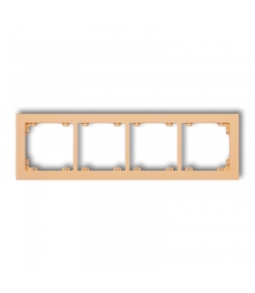 DECO Ramka uniwersalna podczwórna z tworzywa DECO Pastel Matt Karlik 45DR-4