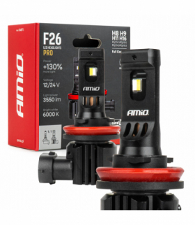 Żarówki samochodowe LED F26 PRO LumiTec LIMITED +130% DUO FULL CANBUS H8 H9 H11 H16 12V 24V AMiO 04873