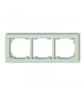 DECO Ramka uniwersalna potrójna z tworzywa DECO Pastel Matt Karlik 46DR-3