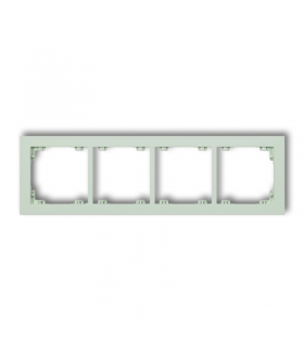 DECO Ramka uniwersalna podczwórna z tworzywa DECO Pastel Matt Karlik 46DR-4