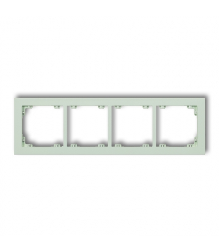 DECO Ramka uniwersalna podczwórna z tworzywa DECO Pastel Matt Karlik 46DR-4
