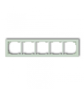DECO Ramka uniwersalna pięciokrotna z tworzywa DECO Pastel Matt Karlik 46DR-5
